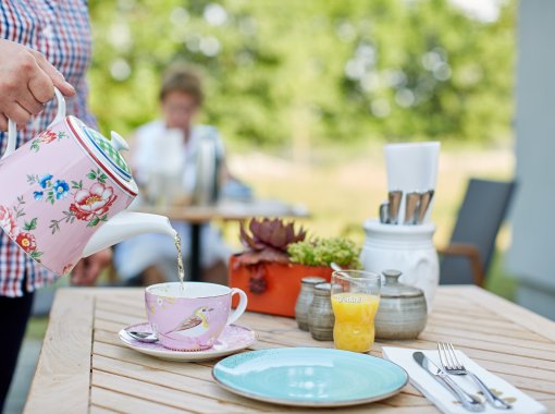Hotel Gut Vorbeck Café Herzensgut Teekanne